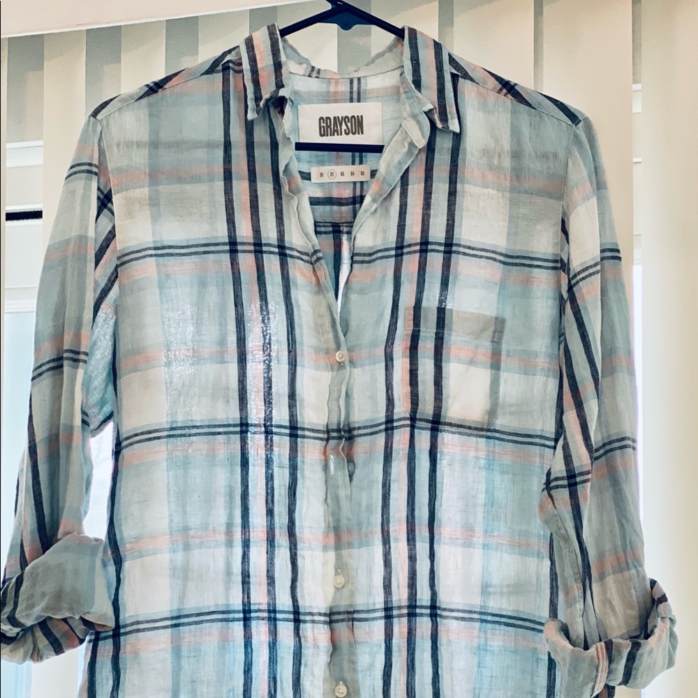 Grayson Linen Button Up shirt